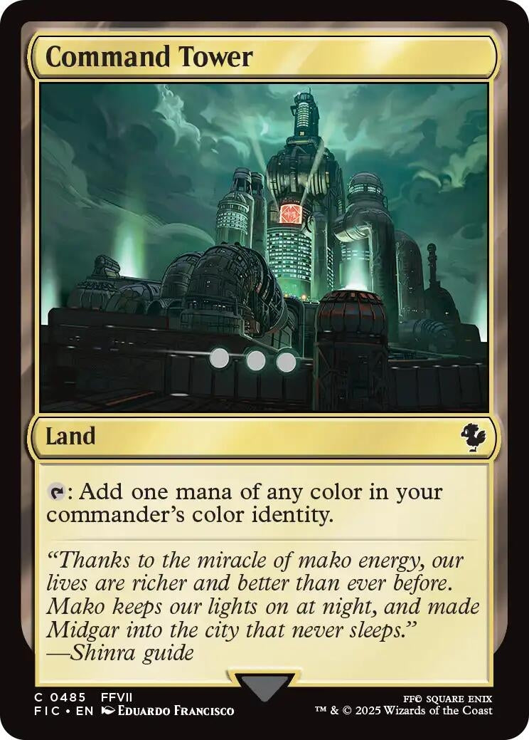 Image for Command Tower (0485) (Surge Foil) (485) (FIC) - Magic: The Gathering