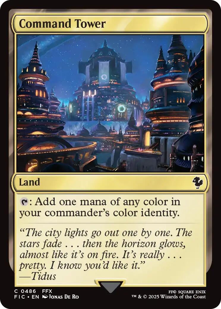 Image for Command Tower (0486) (Surge Foil) (486) (FIC) - Magic: The Gathering