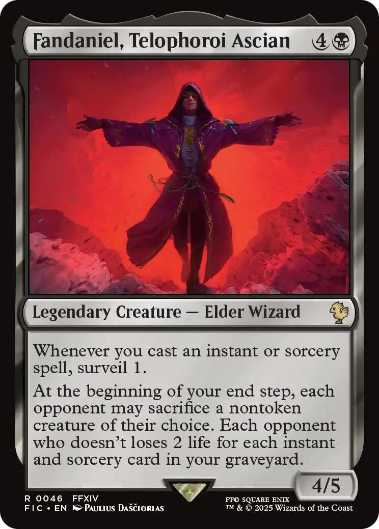 Image for Fandaniel, Telophoroi Ascian (Surge Foil) (46) (FIC) - Magic: The Gathering