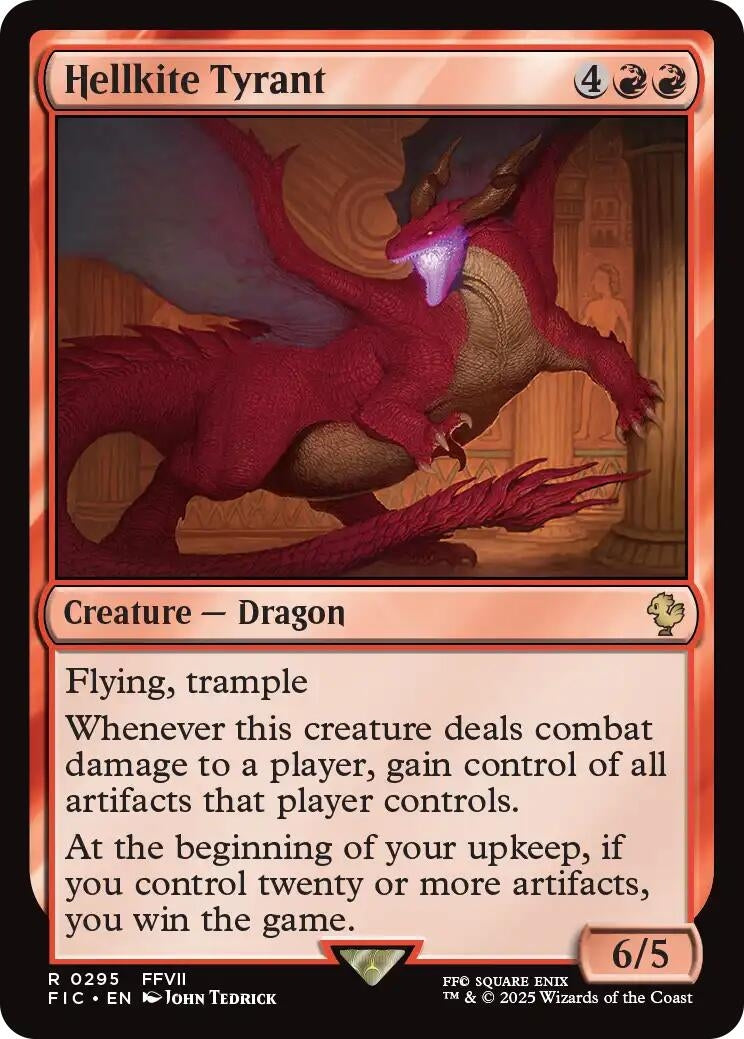 Image for Hellkite Tyrant (Surge Foil) (295) (FIC) - Magic: The Gathering