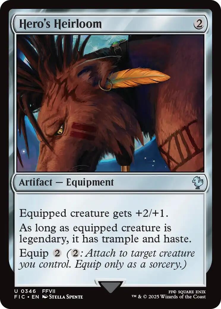 Image for Hero's Heirloom (Surge Foil) (346) (FIC) - Magic: The Gathering