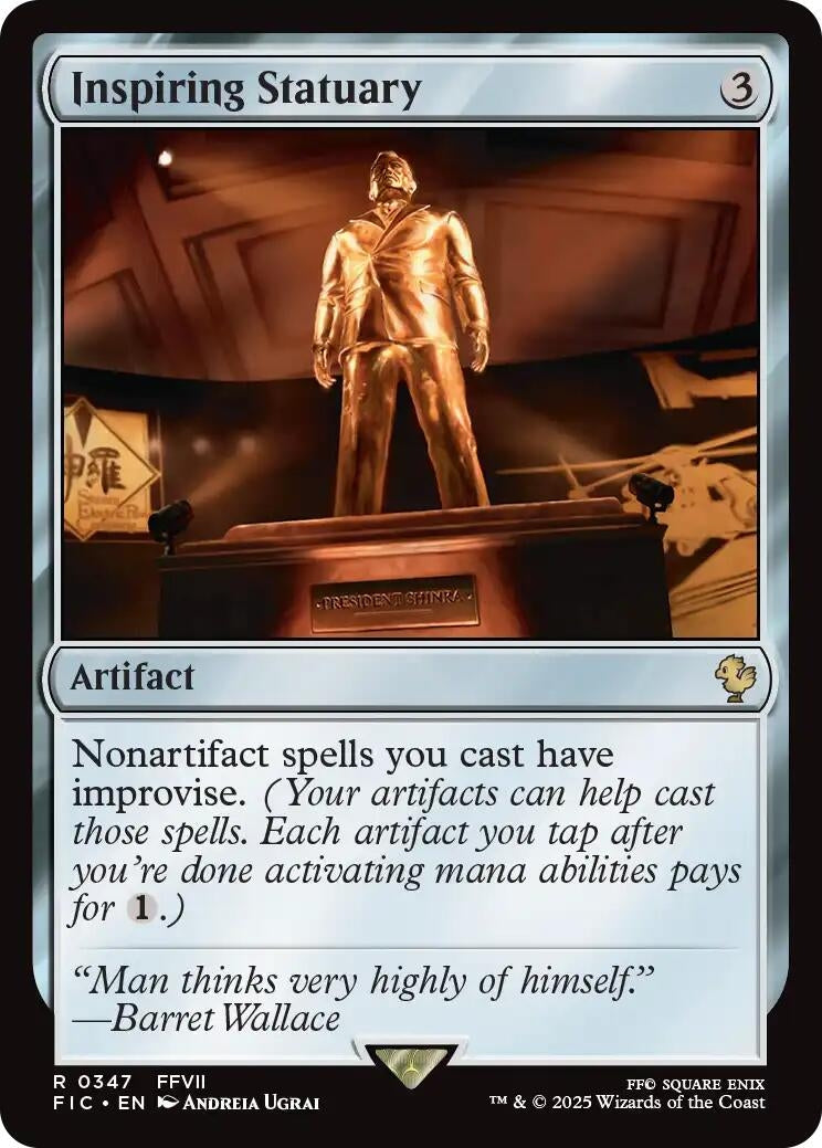 Image for Inspiring Statuary (Surge Foil) (347) (FIC) - Magic: The Gathering