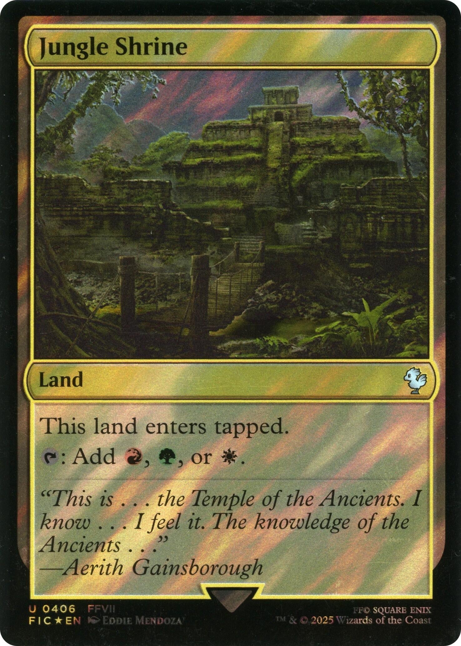 Image for Jungle Shrine (Surge Foil) (406) (FIC) - Magic: The Gathering