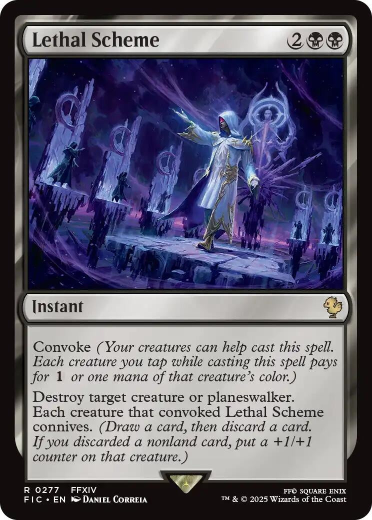 Image for Lethal Scheme (Surge Foil) (277) (FIC) - Magic: The Gathering