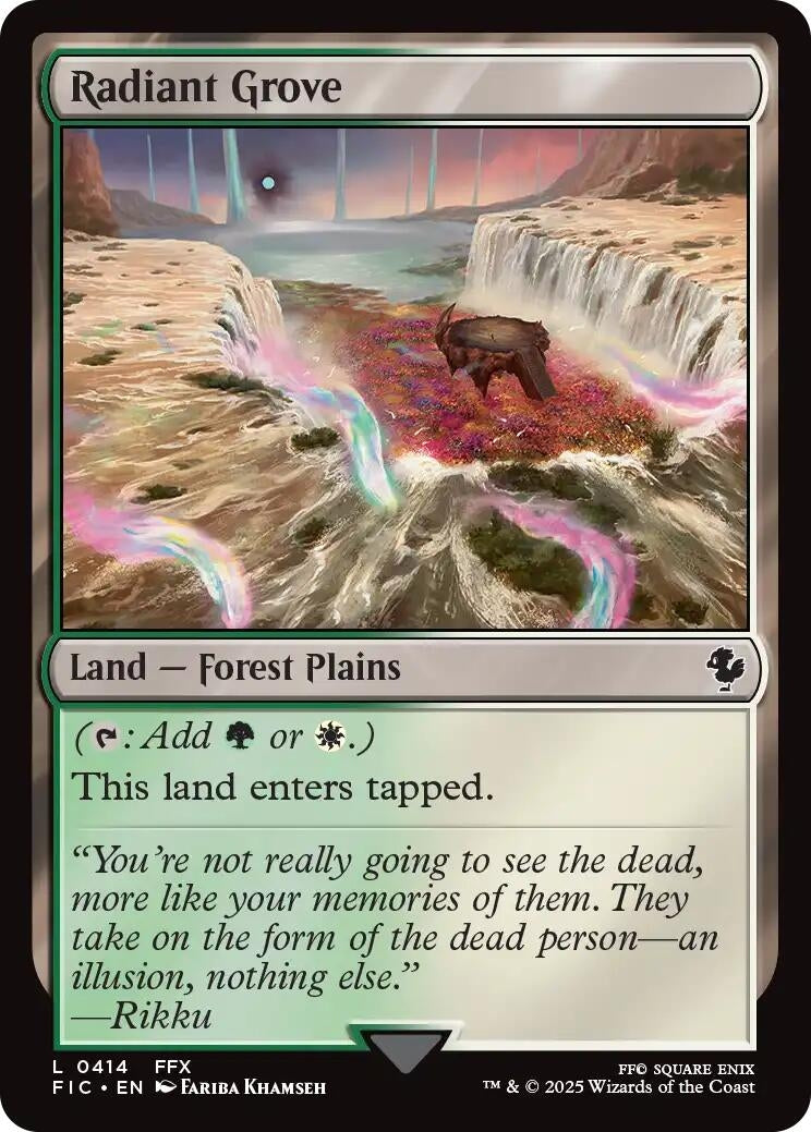 Image for Radiant Grove (Surge Foil) (414) (FIC) - Magic: The Gathering
