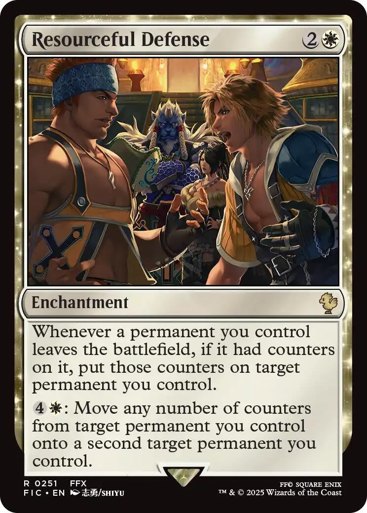 Image for Resourceful Defense (Surge Foil) (251) (FIC) - Magic: The Gathering