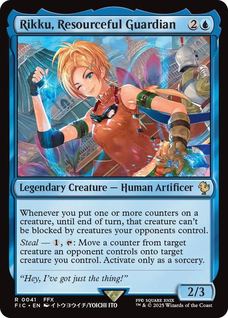 Image for Rikku, Resourceful Guardian (Surge Foil) (41) (FIC) - Magic: The Gathering