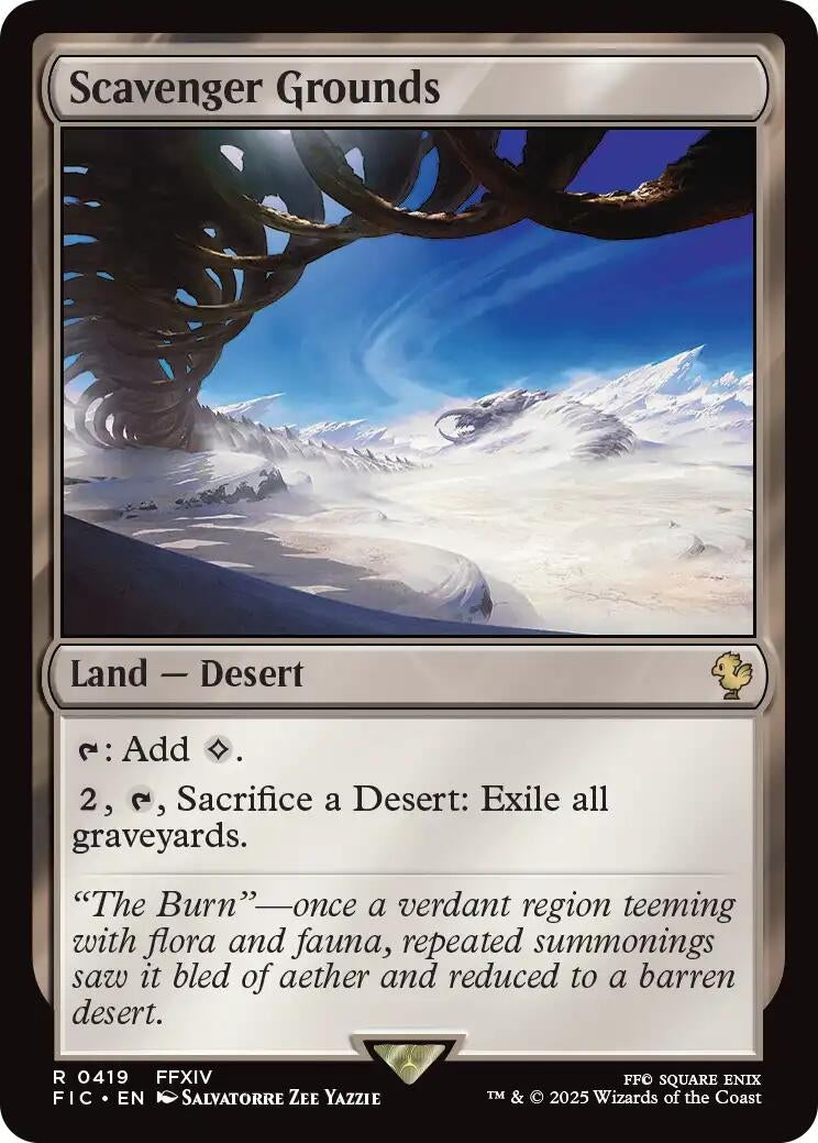 Image for Scavenger Grounds (Surge Foil) (419) (FIC) - Magic: The Gathering