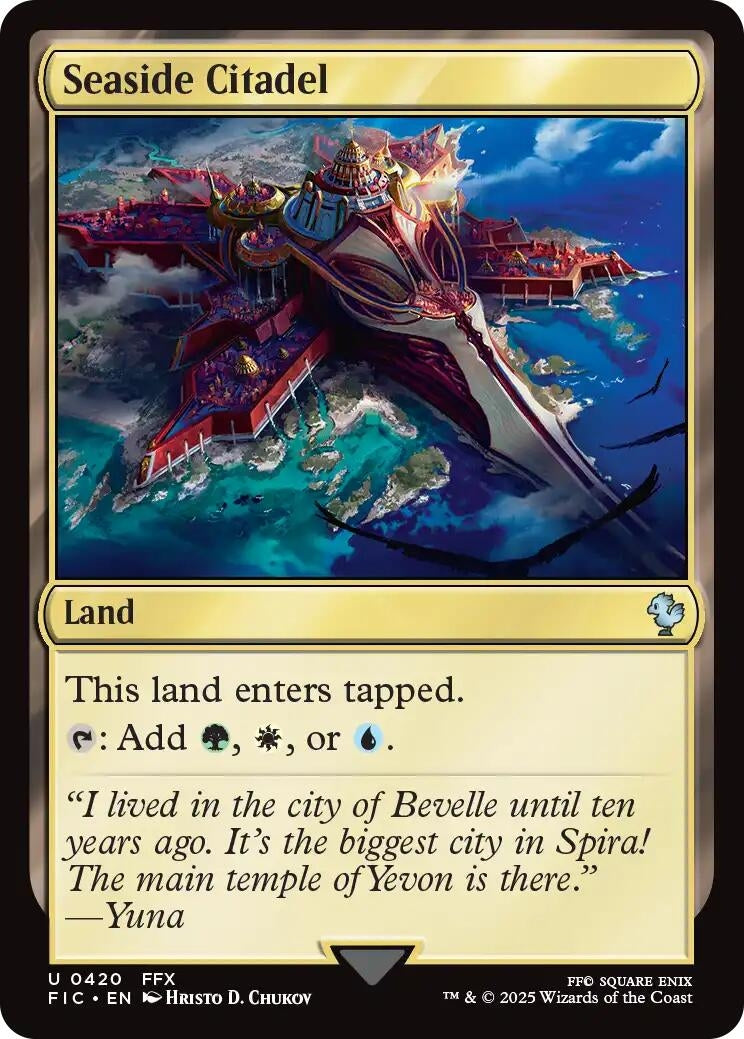 Image for Seaside Citadel (Surge Foil) (420) (FIC) - Magic: The Gathering