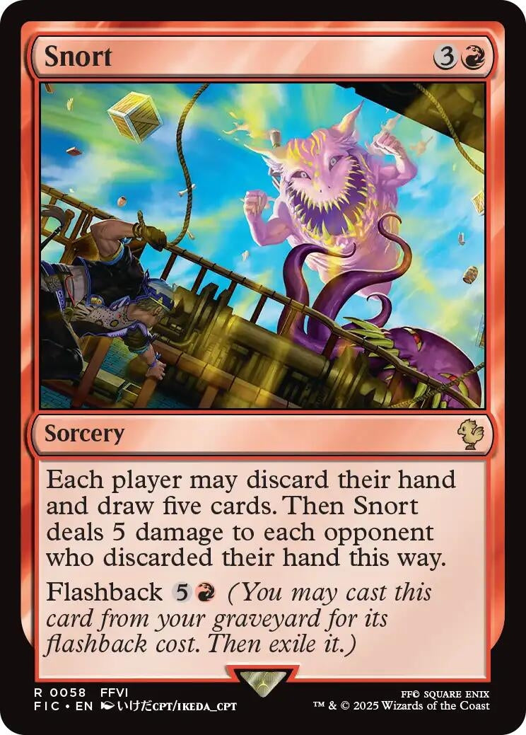 Image for Snort (Surge Foil) (58) (FIC) - Magic: The Gathering