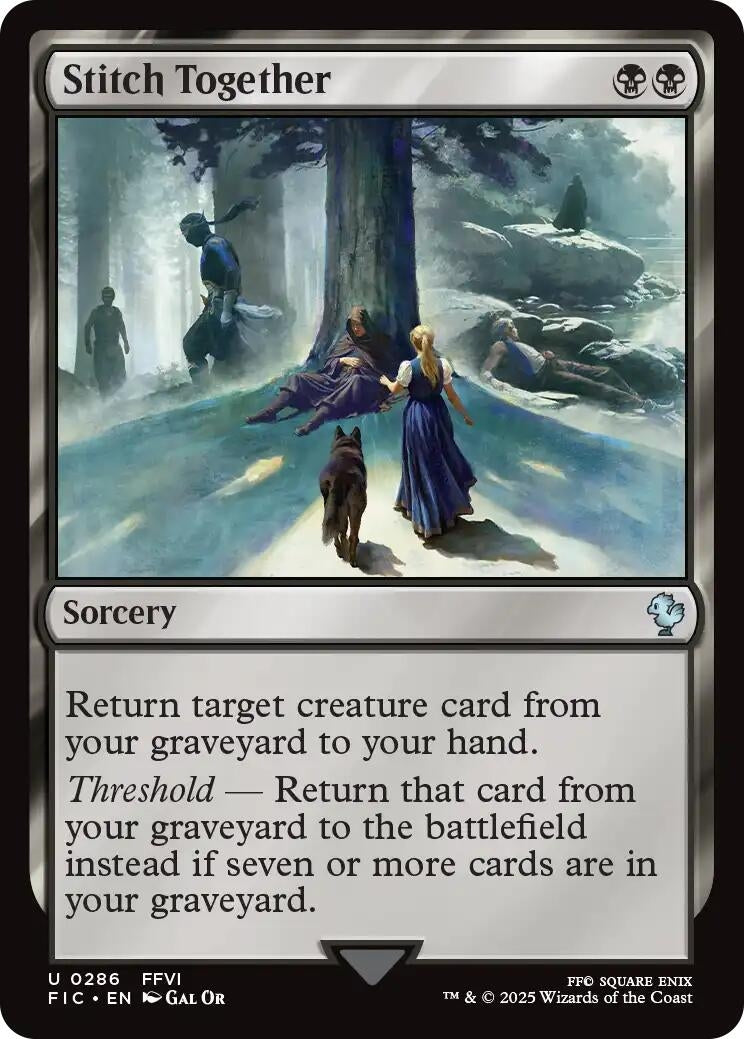 Image for Stitch Together (Surge Foil) (286) (FIC) - Magic: The Gathering