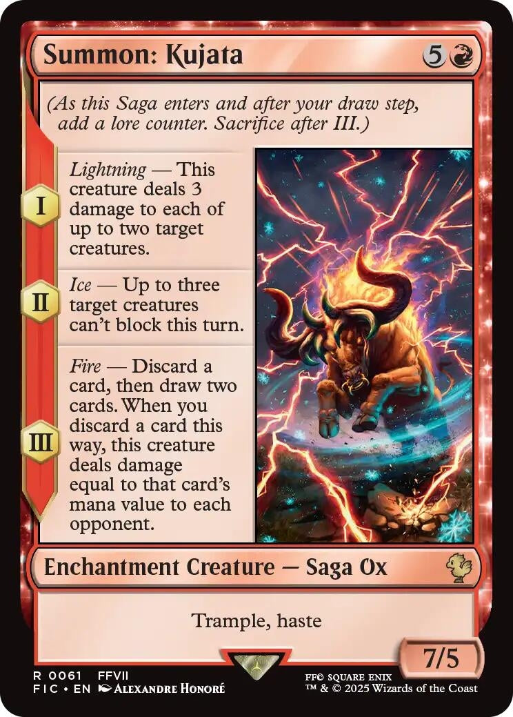 Image for Summon: Kujata (Surge Foil) (61) (FIC) - Magic: The Gathering