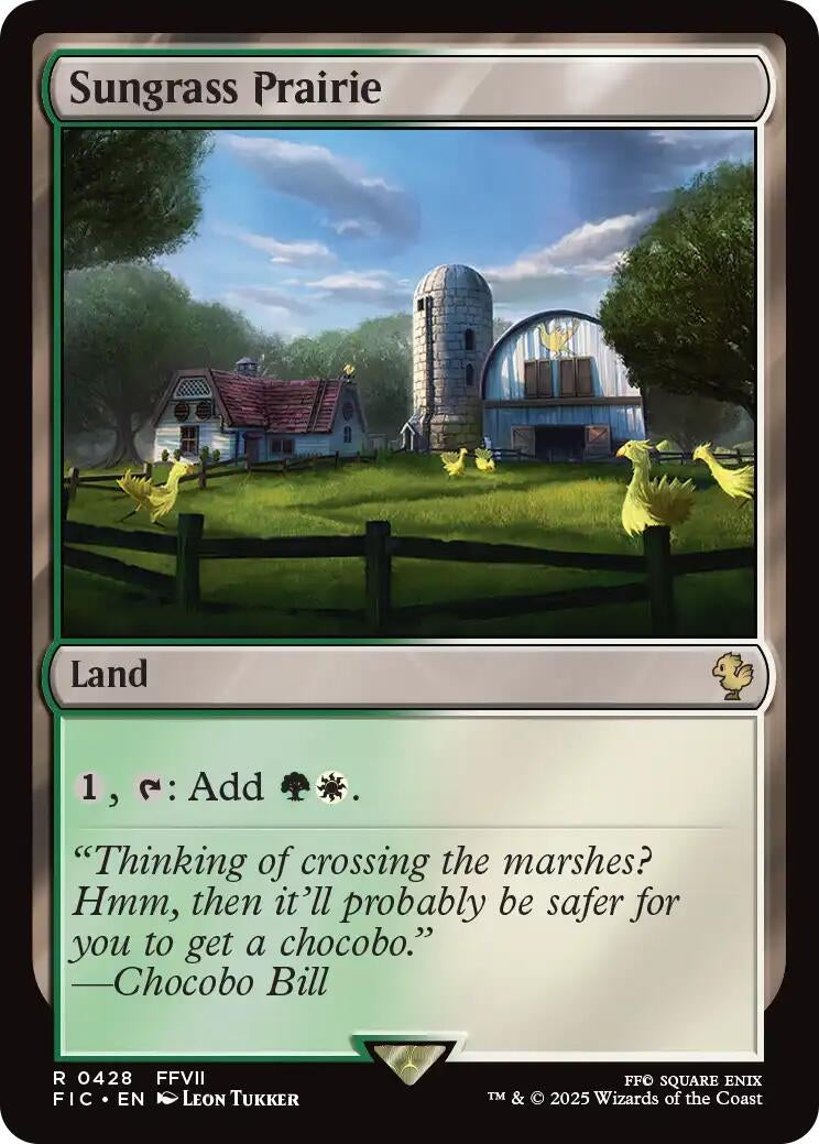 Image for Sungrass Prairie (Surge Foil) (428) (FIC) - Magic: The Gathering