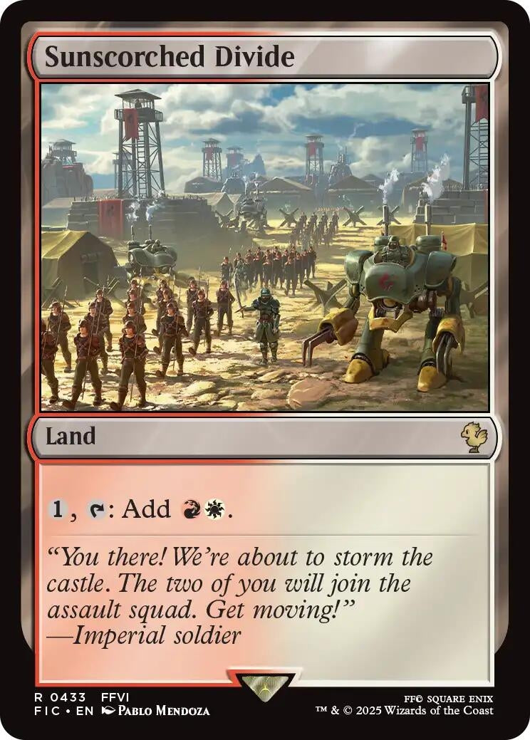 Image for Sunscorched Divide (Surge Foil) (433) (FIC) - Magic: The Gathering