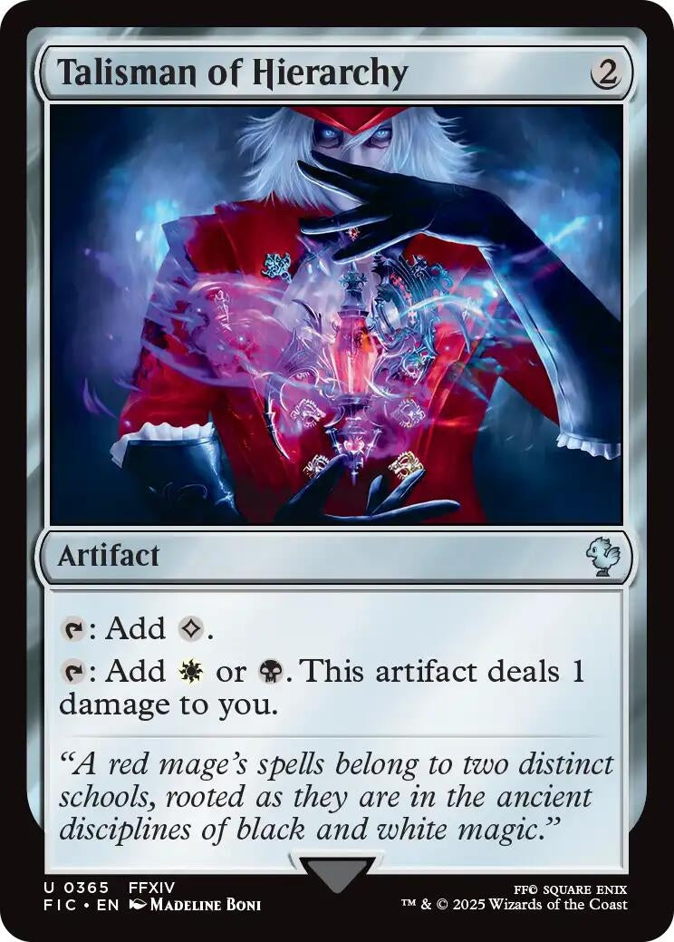 Image for Talisman of Hierarchy (Surge Foil) (365) (FIC) - Magic: The Gathering