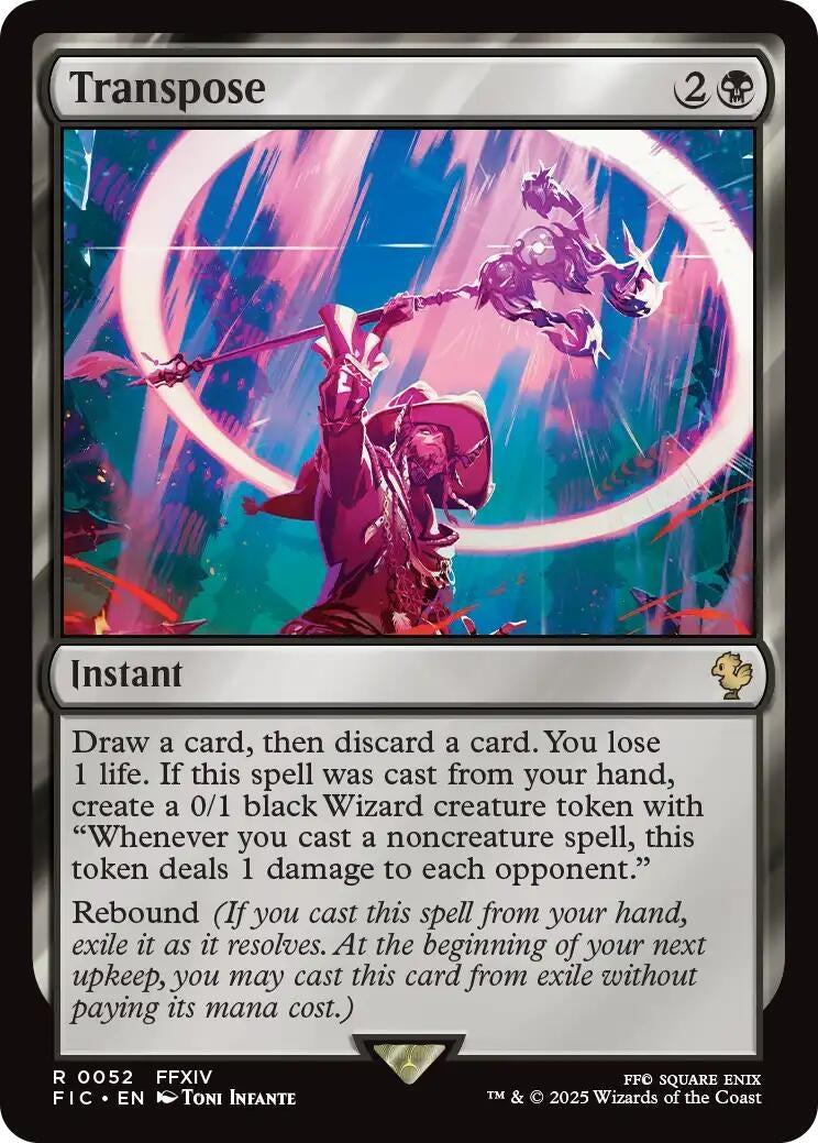 Image for Transpose (Surge Foil) (52) (FIC) - Magic: The Gathering