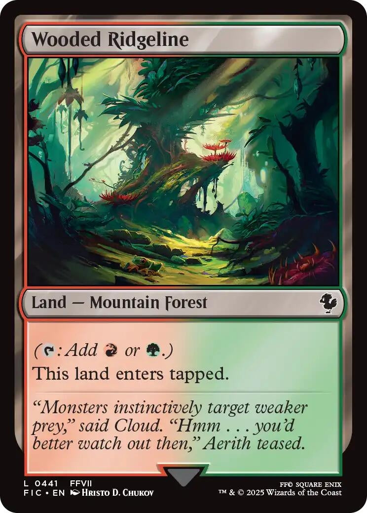 Image for Wooded Ridgeline (Surge Foil) (441) (FIC) - Magic: The Gathering