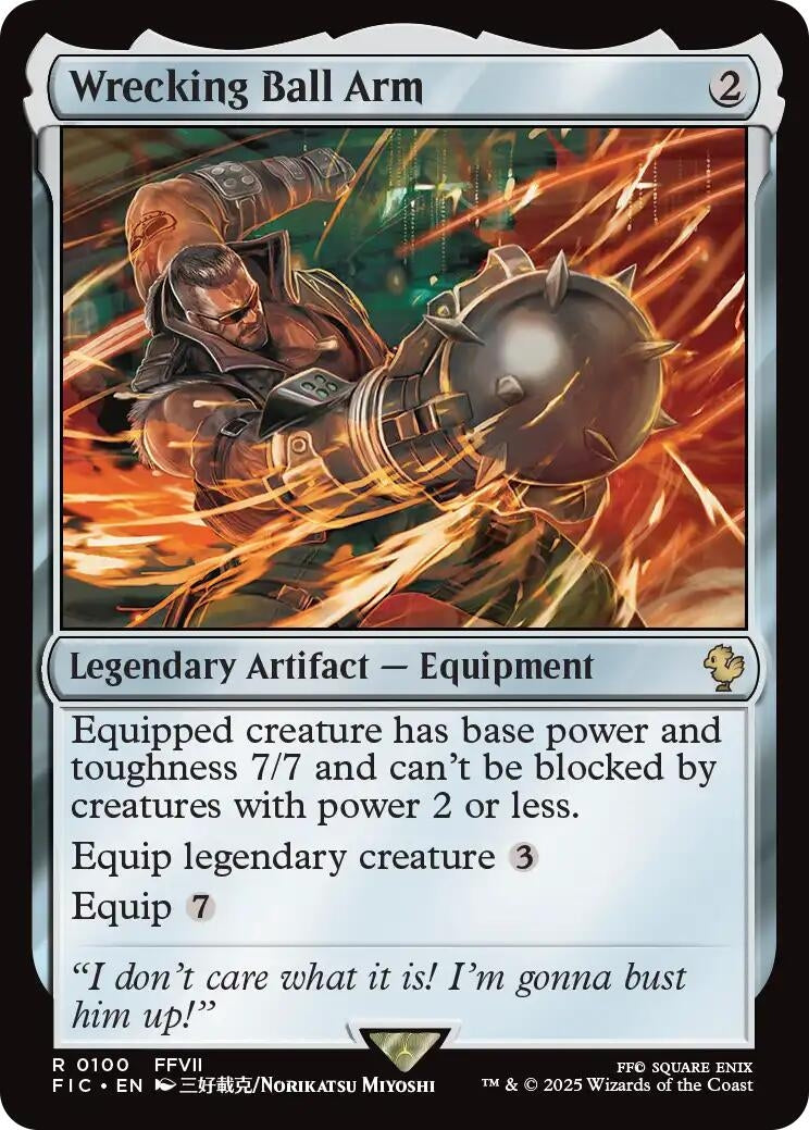 Image for Wrecking Ball Arm (Surge Foil) (100) (FIC) - Magic: The Gathering