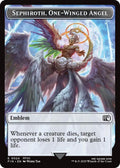 Image for Emblem - Sephiroth, One-Winged Angel // Robot Warrior Double-Sided Token (24 // 12) (FIN) - Magic: The Gathering