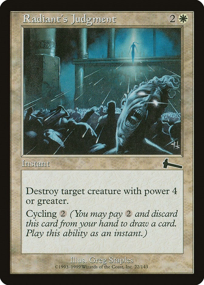 Image for Radiant's Judgment (22) (ULG) - Magic: The Gathering