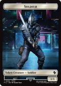 Image for Soldier // Rebel Double-Sided Token (Surge Foil) (2 // 7) (FIC) - Magic: The Gathering