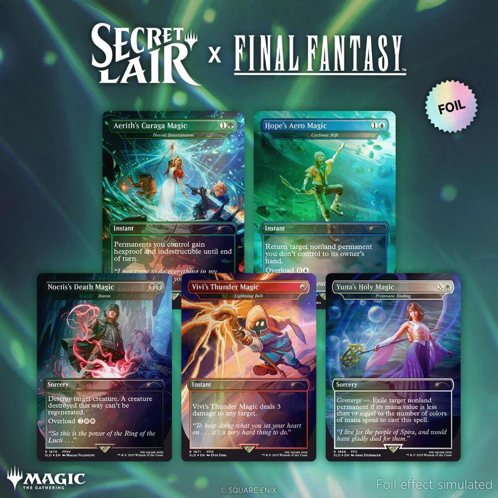 Secret Lair Final Fantasy Grimoire