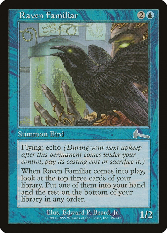 Image for Raven Familiar (39) (ULG) - Magic: The Gathering