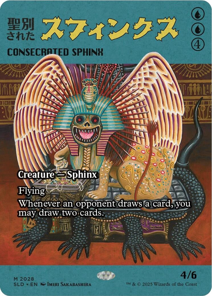 Image for Consecrated Sphinx (2028) (2028) (SLD) - Magic: The Gathering
