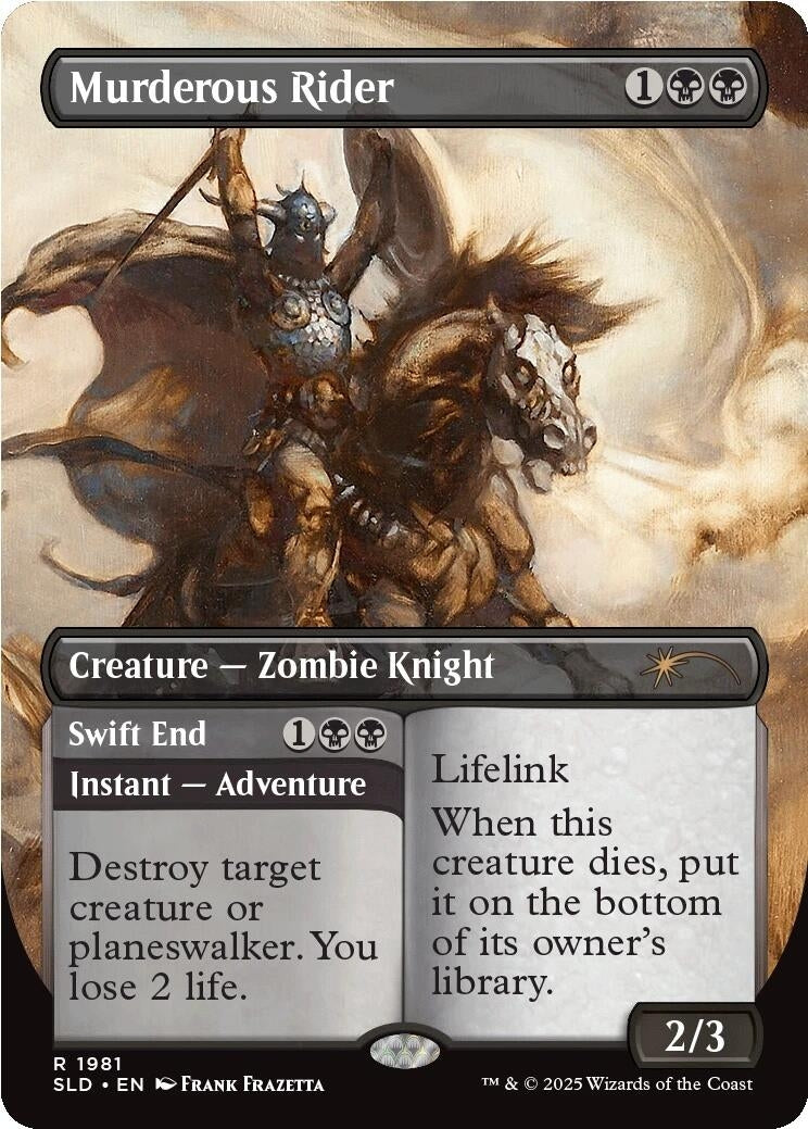 Image for Murderous Rider (1981) (1981) (SLD) - Magic: The Gathering