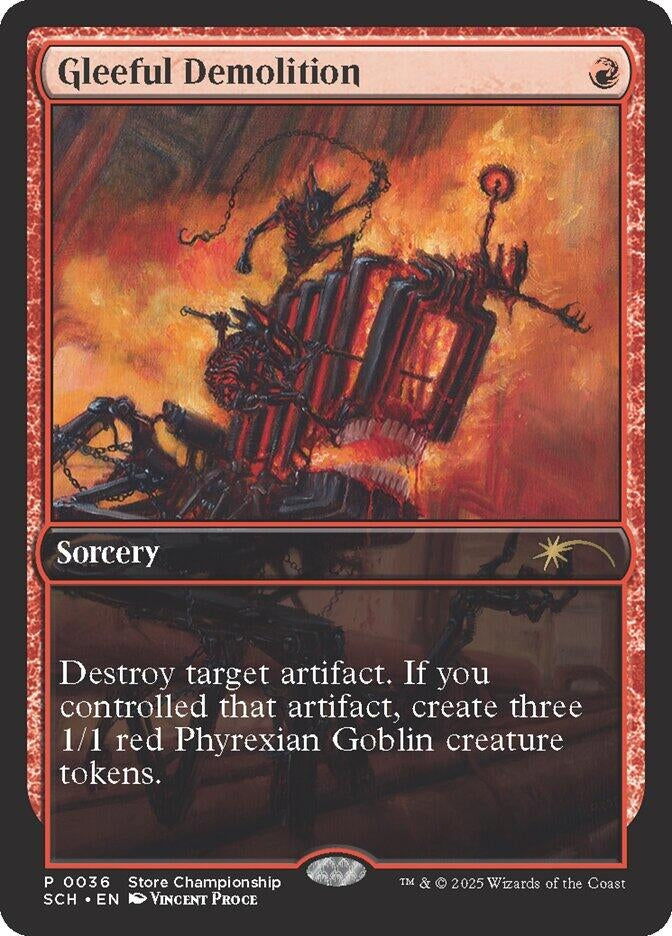 Image for Gleeful Demolition (36) (GAME) - Magic: The Gathering