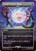 Image for Porom's Silence Magic - Silence (Rainbow Foil) (7003) (SLD) - Magic: The Gathering