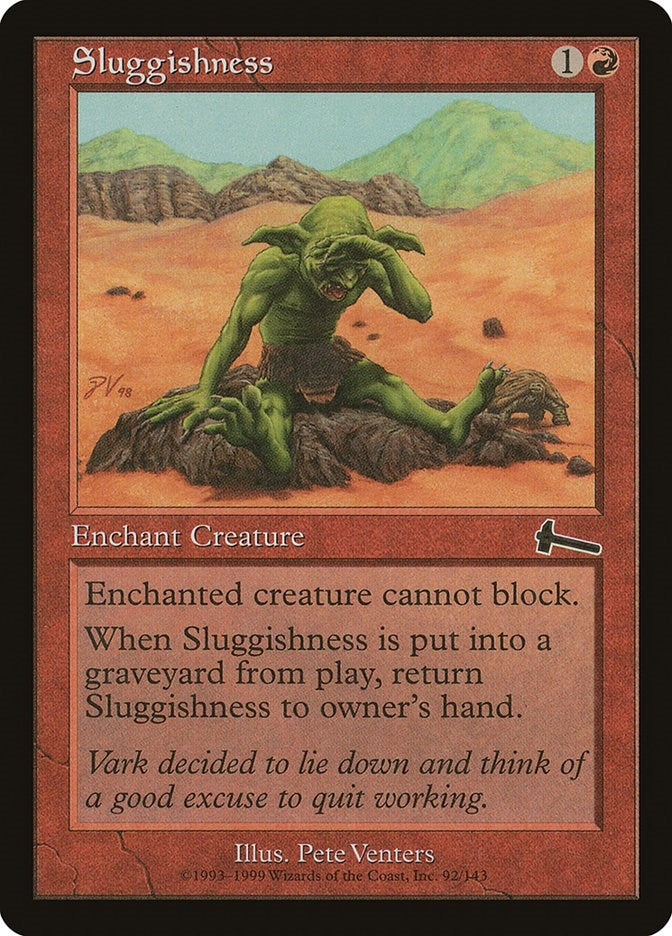 Image for Sluggishness (92) (ULG) - Magic: The Gathering