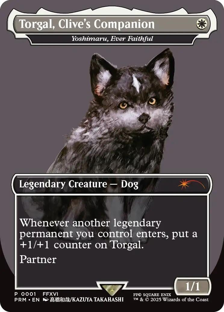 Image for Torgal, Clive's Companion - Yoshimaru, Ever Faithful (MagicCon: Las Vegas 2025) (1) (MFP) - Magic: The Gathering