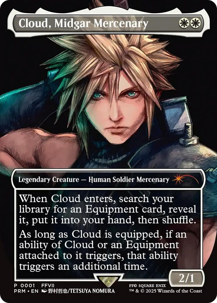 Image for Cloud, Midgar Mercenary (1) (PTP) - Magic: The Gathering