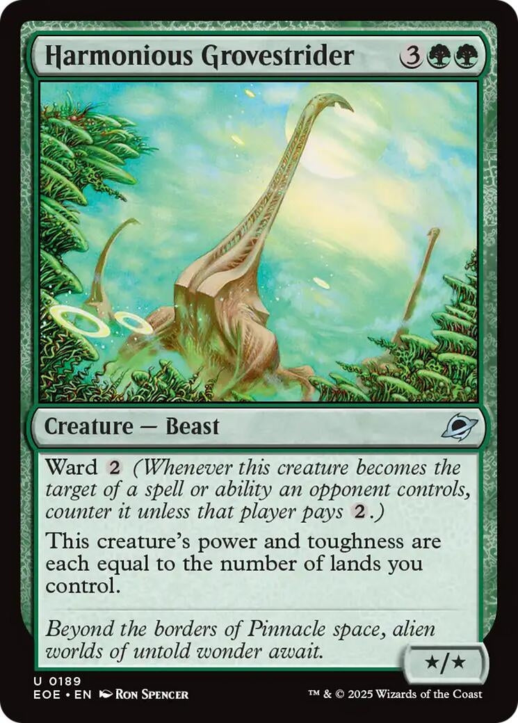 Image for Harmonious Grovestrider (189) (EOE) - Magic: The Gathering