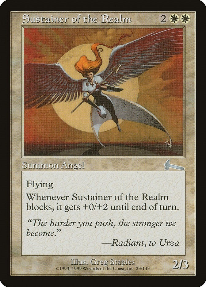 Image for Sustainer of the Realm (23) (ULG) - Magic: The Gathering