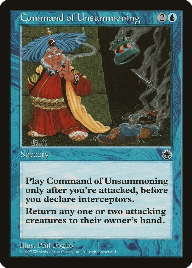 Image for Command of Unsummoning (POR) - Magic: The Gathering