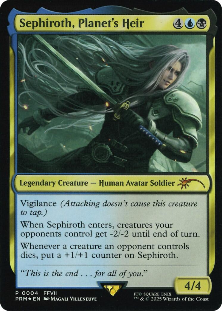 Image for Sephiroth, Planet's Heir (Costco Bundle) (4) (UMP) - Magic: The Gathering