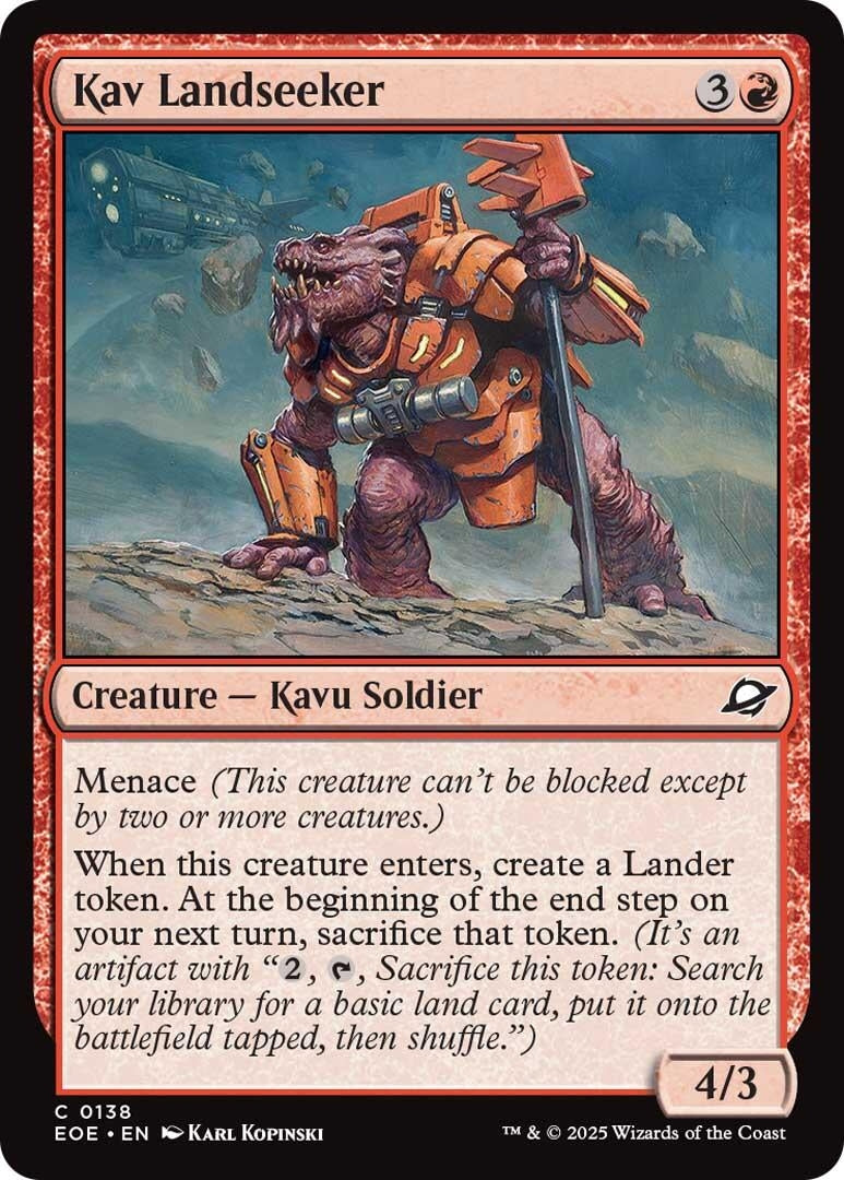 Image for Kav Landseeker (138) (EOE) - Magic: The Gathering