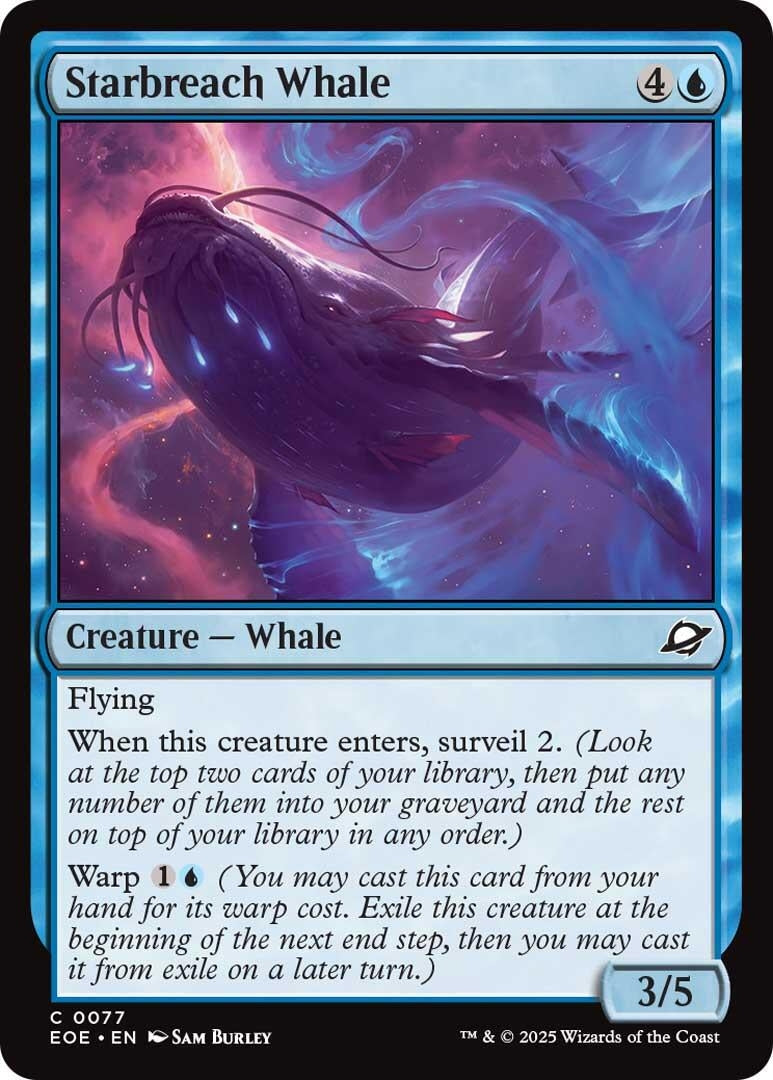 Image for Starbreach Whale (77) (EOE) - Magic: The Gathering