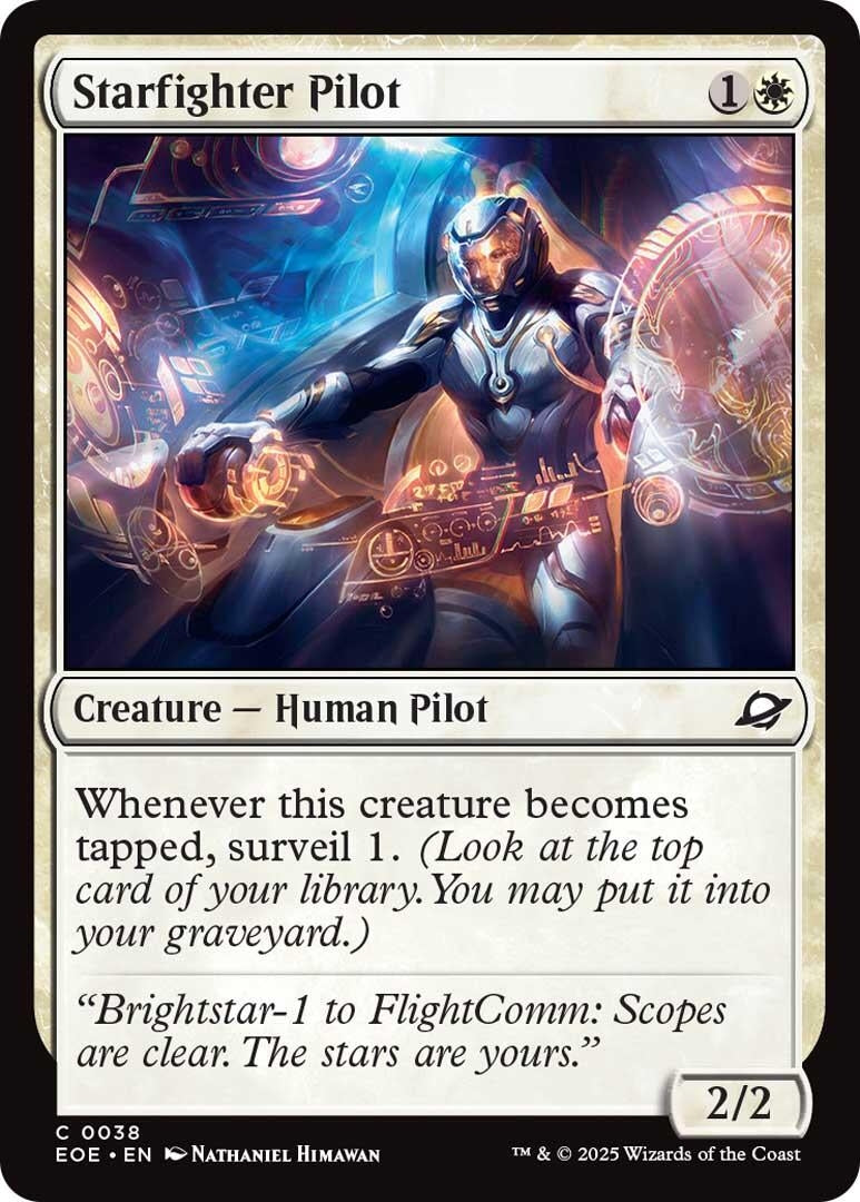 Image for Starfighter Pilot (38) (EOE) - Magic: The Gathering