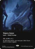 Image for Watery Grave (Borderless) (Galaxy Foil) (381) (EOE) - Magic: The Gathering