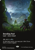 Image for Breeding Pool (Borderless) (Galaxy Foil) (373) (EOE) - Magic: The Gathering