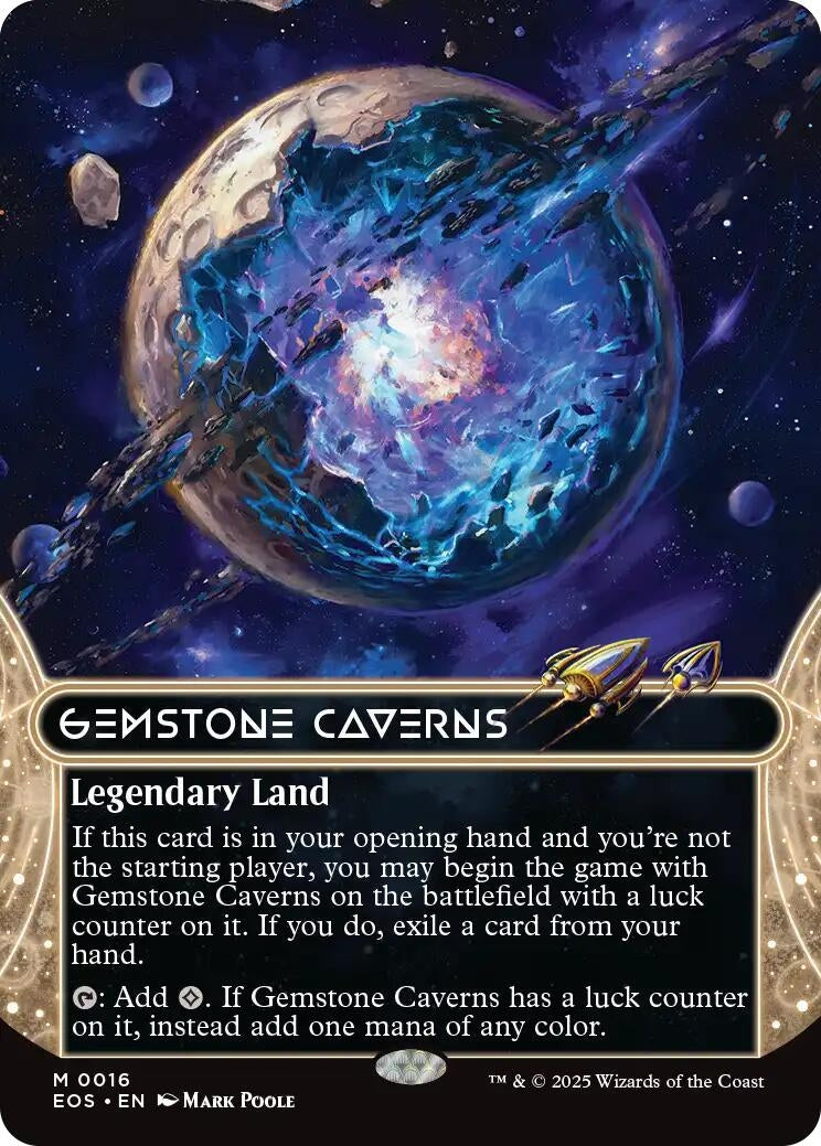 Image for Gemstone Caverns (0016) (Borderless) (16) (EOS) - Magic: The Gathering