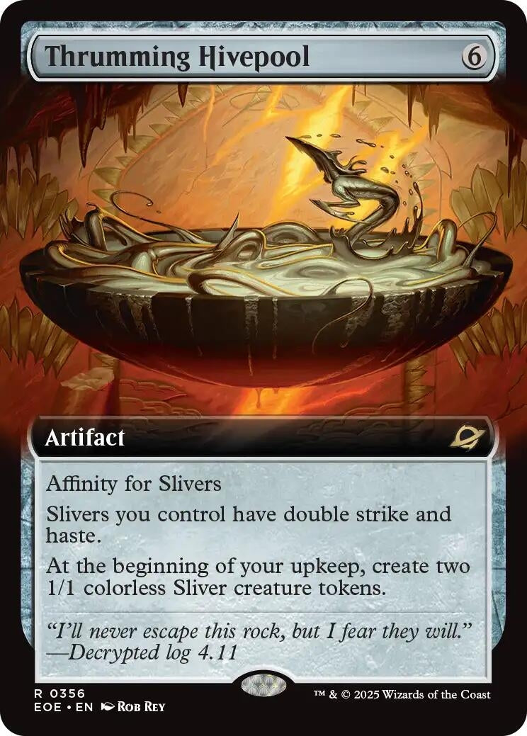 Image for Thrumming Hivepool (Extended Art) (356) (EOE) - Magic: The Gathering