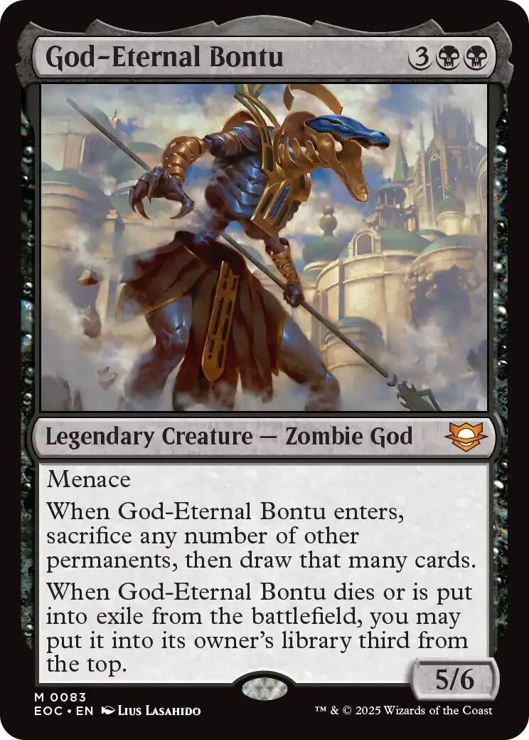 Image for God-Eternal Bontu (83) (EOC) - Magic: The Gathering