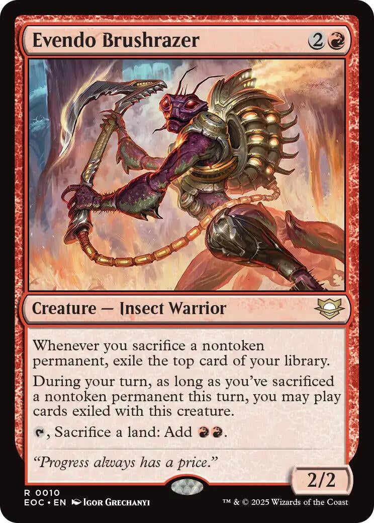 Image for Evendo Brushrazer (10) (EOC) - Magic: The Gathering
