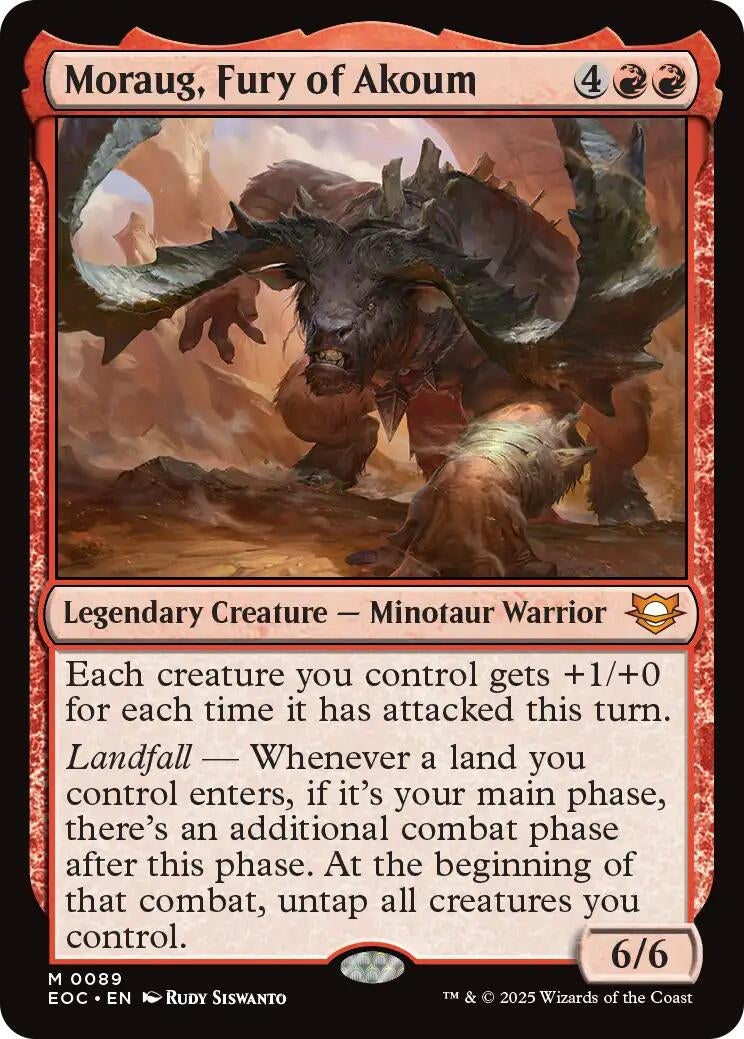 Image for Moraug, Fury of Akoum (89) (EOC) - Magic: The Gathering