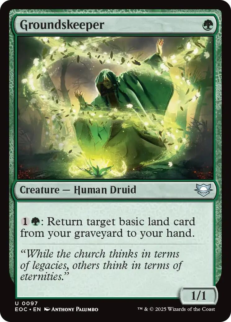 Image for Groundskeeper (97) (EOC) - Magic: The Gathering