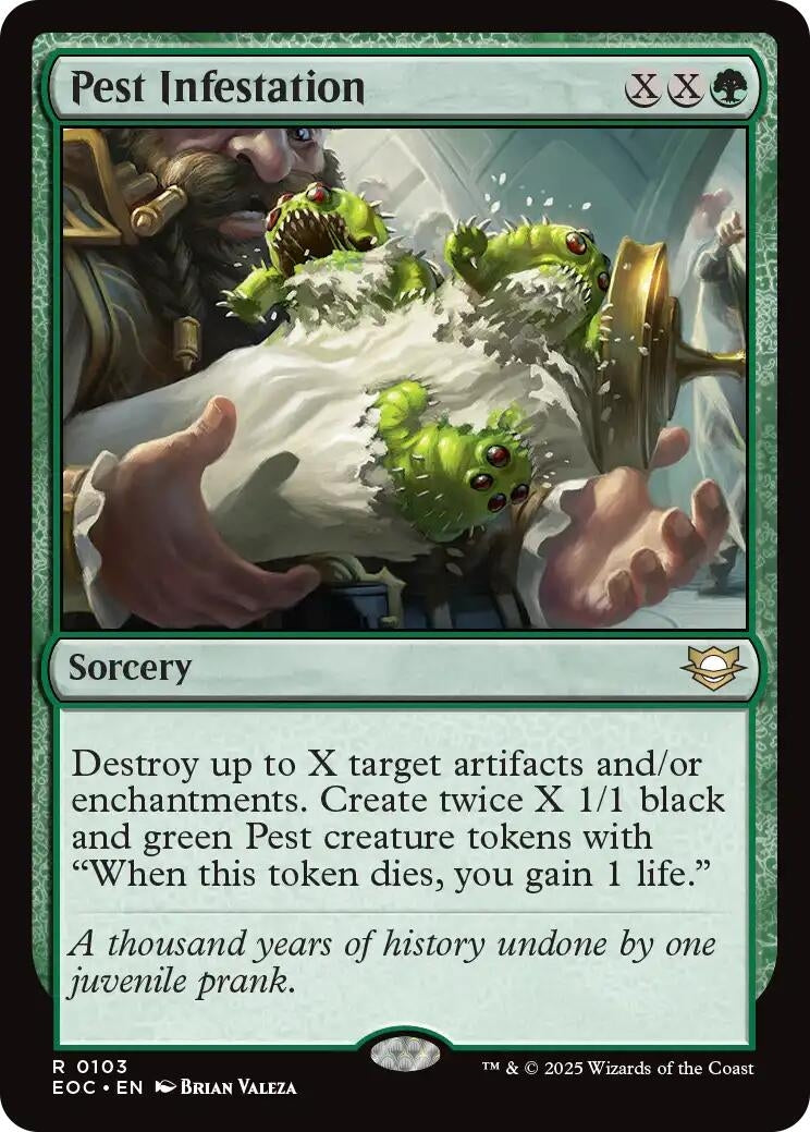 Image for Pest Infestation (103) (EOC) - Magic: The Gathering